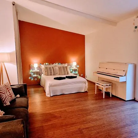 アパート Esprit Loft, D'exception, 3 Chambres, Jardin Au Centre Ville, Climatisation