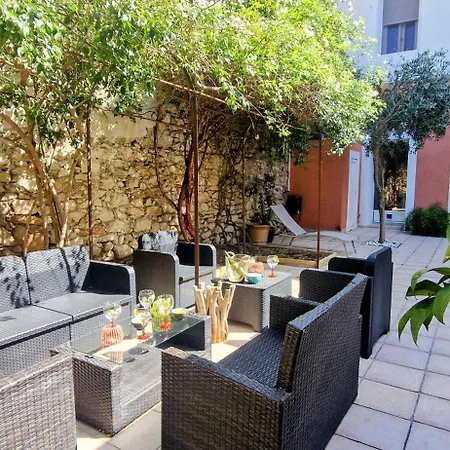 Esprit Loft, D'exception, 3 Chambres, Jardin Au Centre Ville, Climatisation Sete